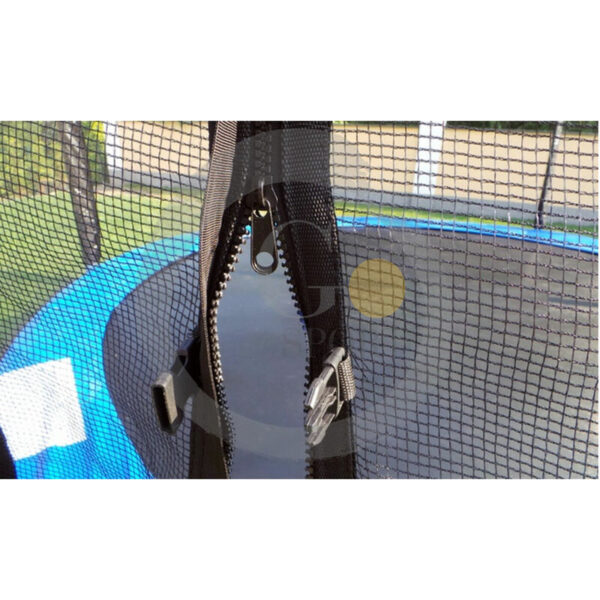 Trampolino tappeto elastico esterno da giardino Jumping Diametro 245cm con SCALETTA e RETE DI PROTEZIONEE