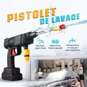 Pistolet électrique domestique à haute pression pour le lavage des voitures